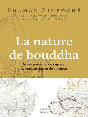 cover image of La nature de bouddha